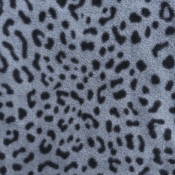 Grey Feline Print Microfleece Lounge Pants NWOT - Picture 3 of 5